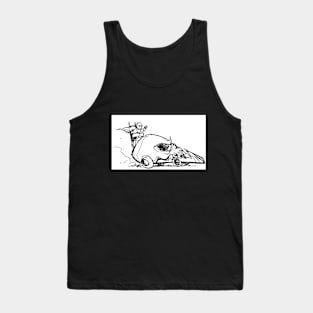 Skull car Tank Top